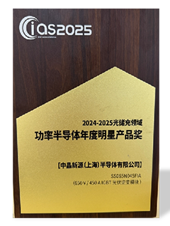 CIAS 2025 年度光储充领域用功率半导体年度明星产品