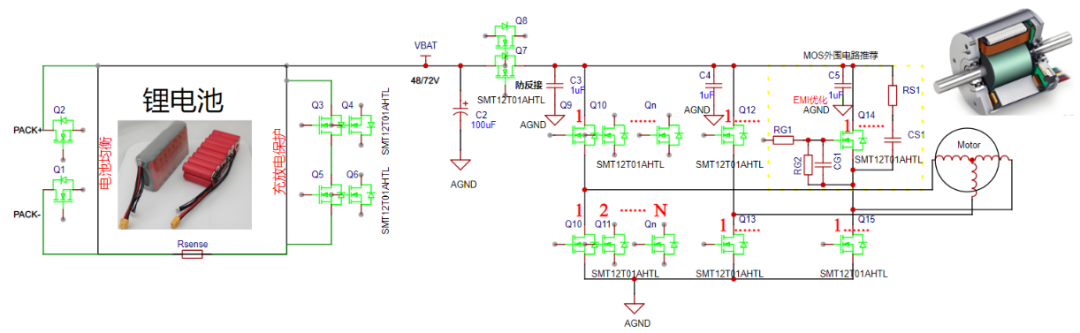 中晶新源发布TOLL封装120V SGT 业界性能顶规 1.35mΩ N通道 MOSFET - SMT12T01AHTL(图5)